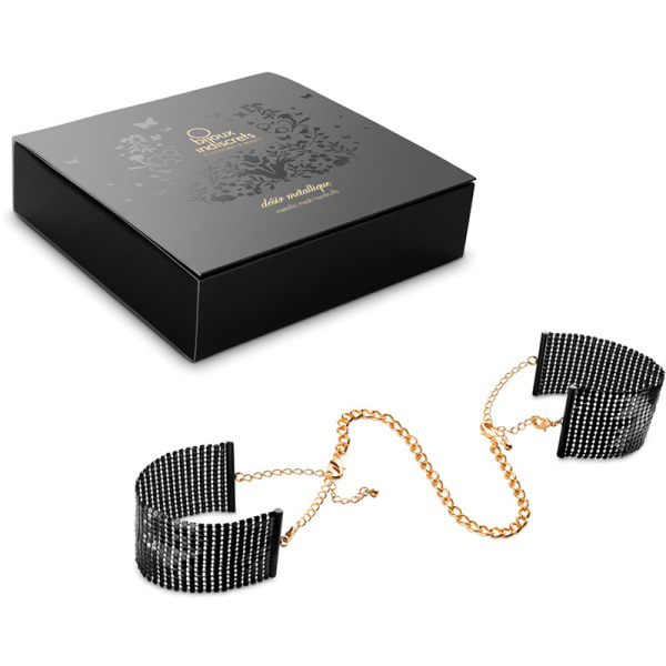 Наручники Bijoux Indiscrets Désir Metallique, черные_3