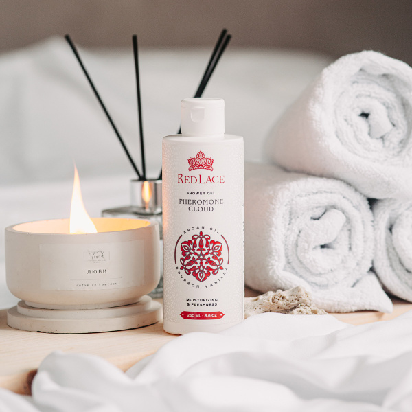Гель для душа с феромонами Red Lace Pheromone Cloud Бурбонская Ваниль & Аргановое Масло 250 мл_5