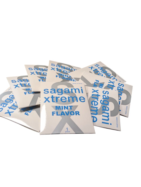 Презервативы Sagami Xtreme Mint с охлаждающим эффектом 1 шт._2