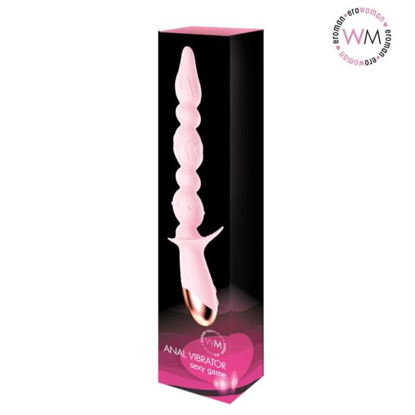 Вибромассажёр 10 режимов вибрации, l рабочей части 180 мм d 30 мм арт. ee-10290_4