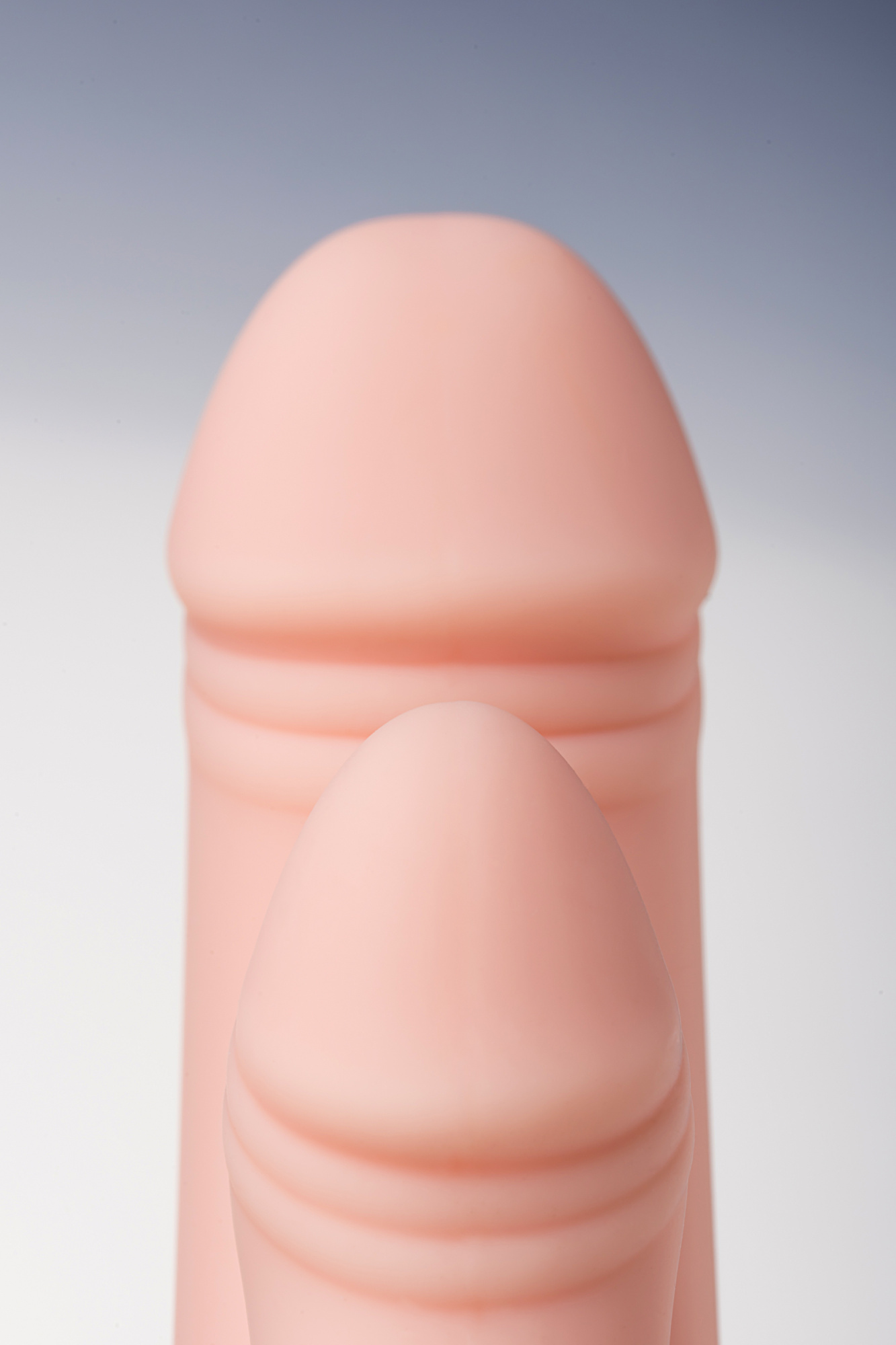 Реалистичный фаллоимитатор A-Toys by TOYFA Twint, силикон, телесный, 19,5 см_13