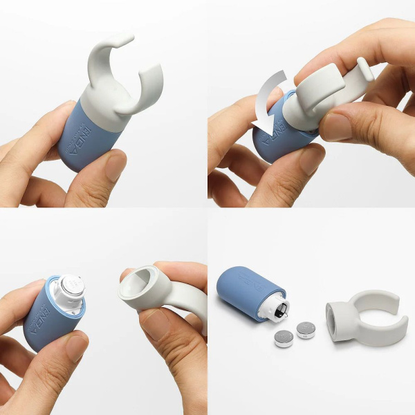 Эрекционное кольцо Tenga SVR One Gray с вибрацией_3