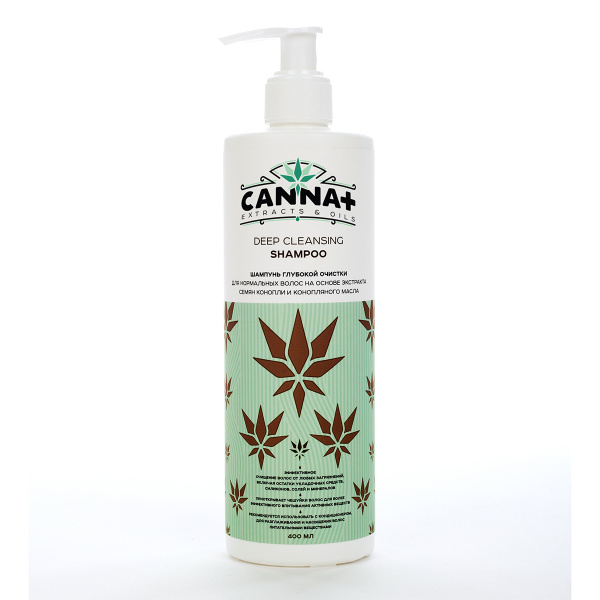 Шампунь глубокой очистки CANNA+ Deep Cleansing Shampoo 400 мл_2