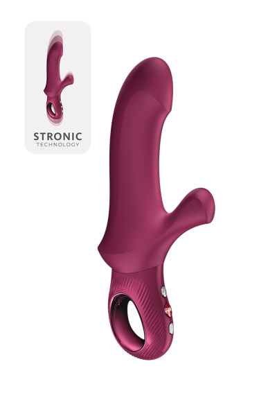 Кролик-пульсатор Fun Factory Bi Stronic Curve бордовый_3