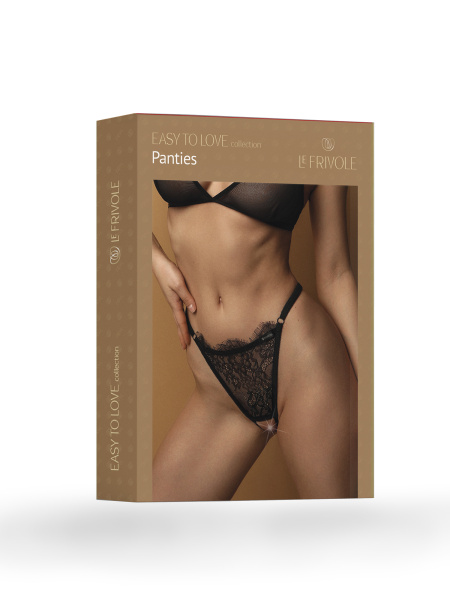 Трусики стринги с французским кружевом шантильи (Easy to love) L/XL (46-48)_1