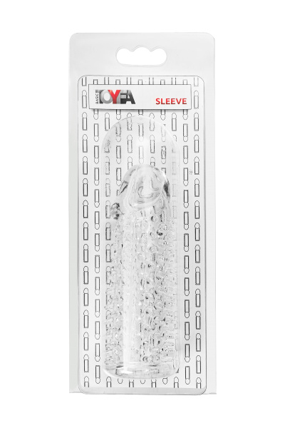 Насадка на пенис TOYFA Basic, TPE, прозрачный, 12,5 см_5