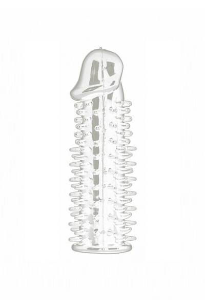 Насадка на пенис с силиконовыми шипами Realistic Spikey - Penis Extension_1