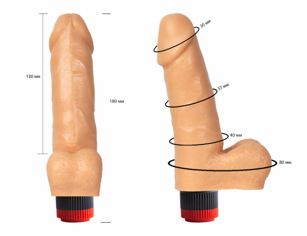 Вибратор гелевый 111700ru_1