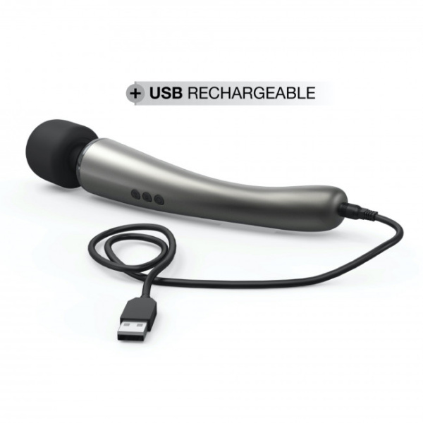 Вибратор Dorcel MEGAWAND CHROME SILVER_4