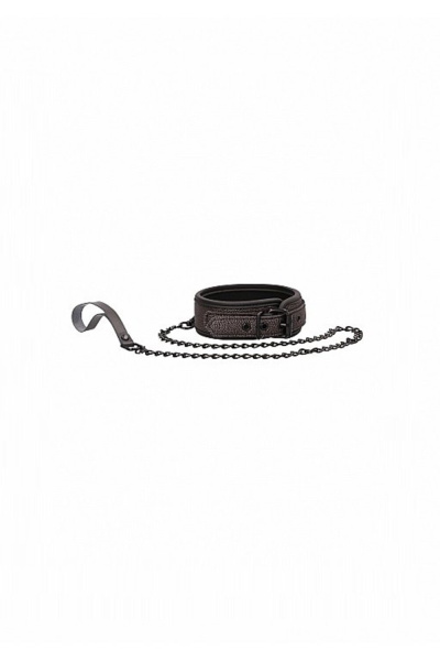 Широкий ошейник с поводком Elegant Collar with Leash_1