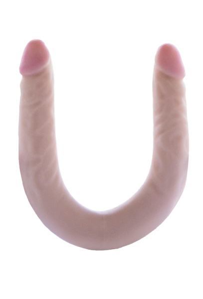 Фаллоимитатор двухсторонний flex&fix sistem в ламинате  l 426 мм, d 37 мм, киберкожа арт. 947100_1