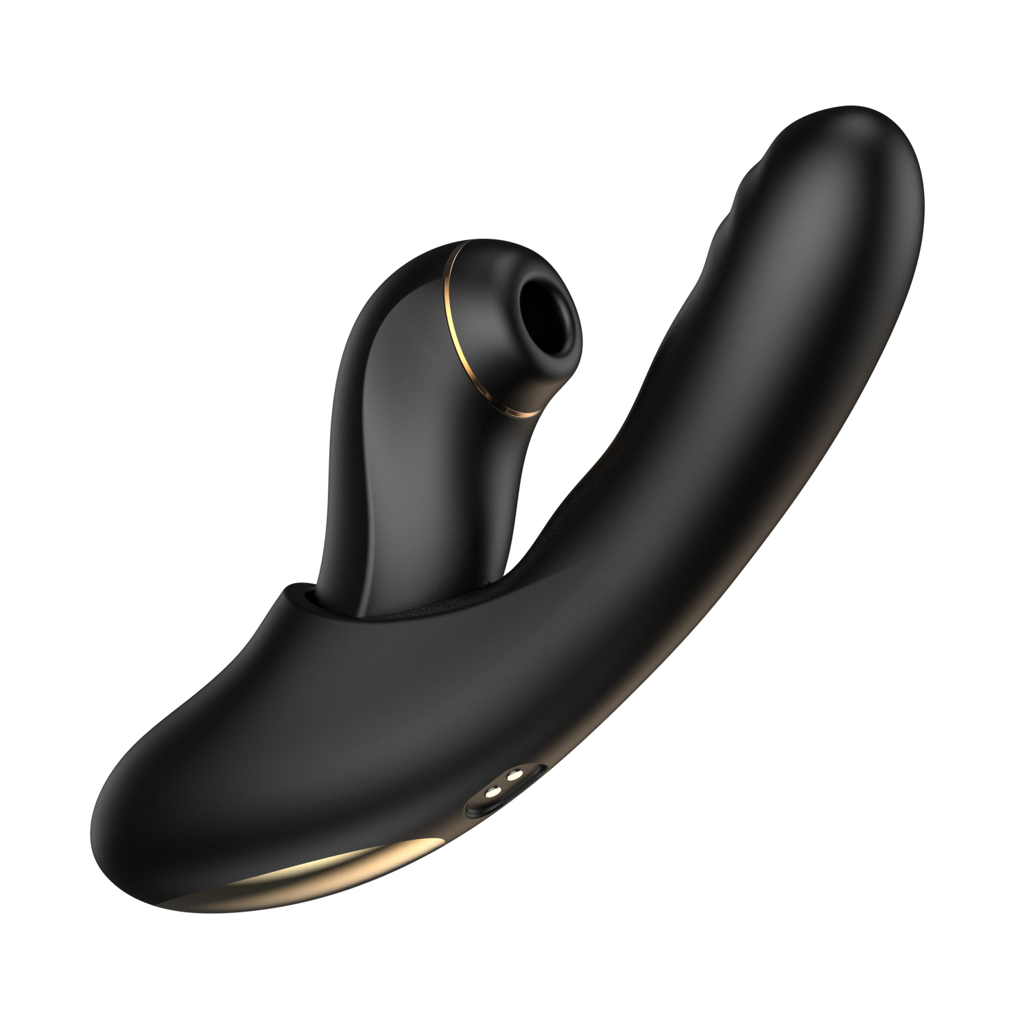 Вибратор с возвратно-поступательными движениями, вакуумом и приложением BeYourLover Fatima, черный_10