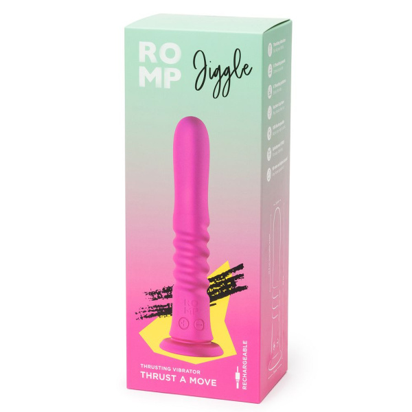 Вибратор Romp Jiggle, фуксия_5