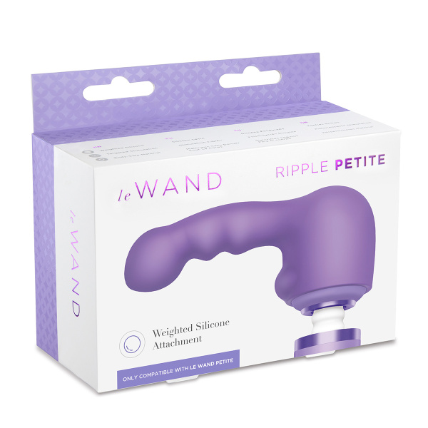 Утяжеленная насадка для массажера Le Wand RIPPLE VIOLET_2