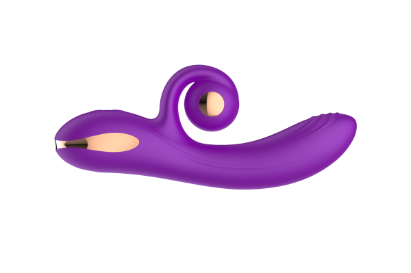 Силиконовый вибратор-кролик с функцией вращения SW3052-purple_2
