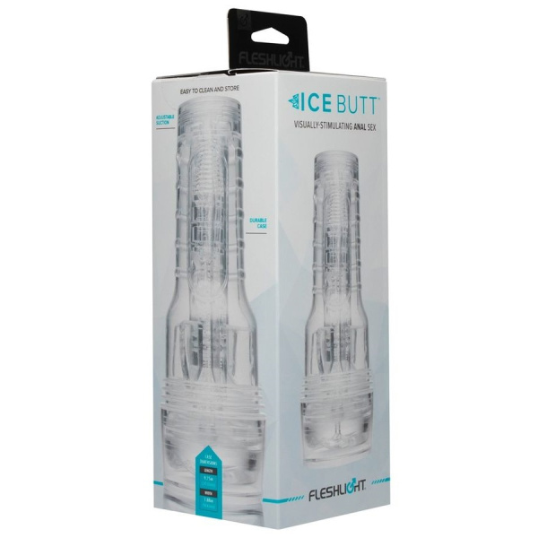 Мастурбатор Fleshlight Crystal Ice, анус, прозрачный_3