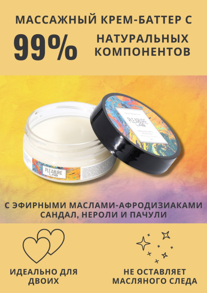 Массажный крем Pleasure Lab Hypnotic сандал, нероли и пачули 50 мл_1