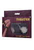 Наручники TOYFA Theatre, меховые, черные, 28 см._3