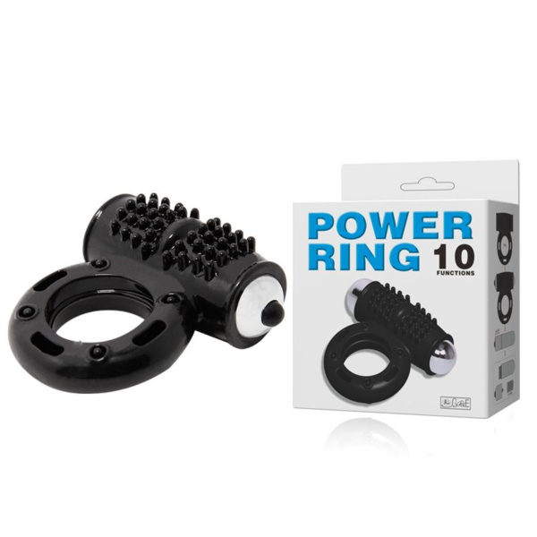 Эрекционное кольцо с вибрацией POWER RING 10_1