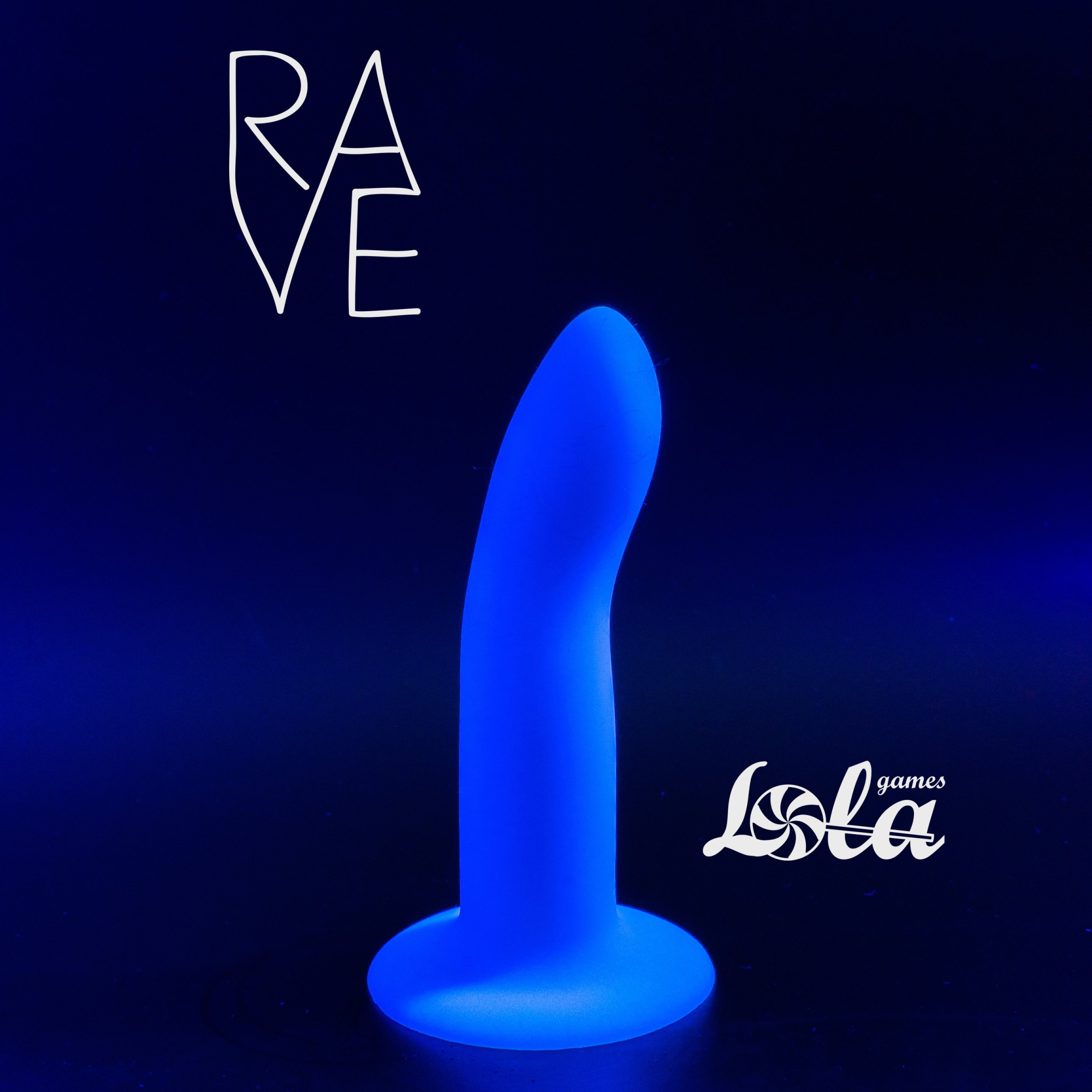 Светящийся в темноте дилдо Rave Neon Driver_6