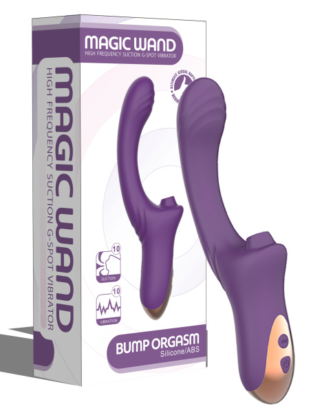Вагинально-клиторальный вибратор Secwell SW3044-purple_2