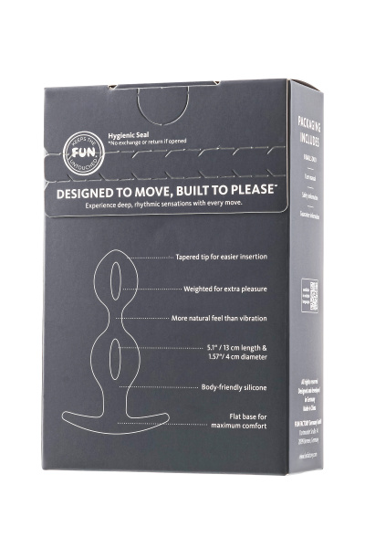 Анальный стимулятор Fun Factory B Balls Duo, силикон, сиреневый, 15 см_6