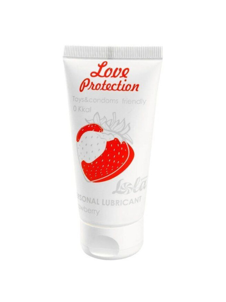 Лубрикант на Водной Основе Lola Games Love Protection Strawberry 50ml_6