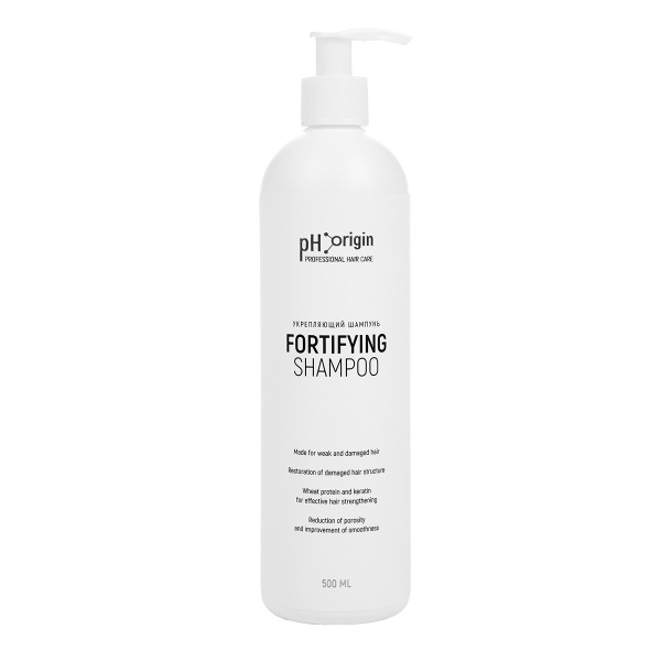 Укрепляющий шампунь с кератином pH Origin Fortifying Shampoo 500 мл_2