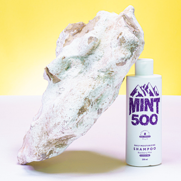 Шампунь бессульфатный увлажняющий Mint500 Daily Moisturising SLS Free Shampoo Blackberry Mint 250 мл_3
