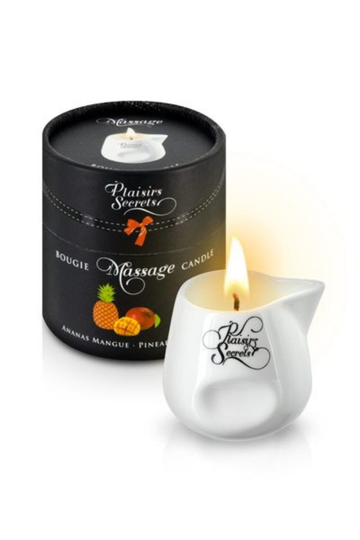 MASSAGE CANDLE PINEAPPLE MANGO 80ML Свеча с массажным маслом 80 мл_2