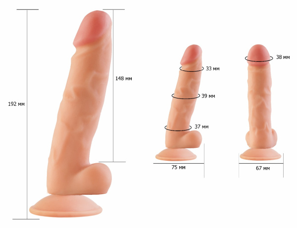 Фаллоимитатор неоскин REAL Standard 014603ru_1