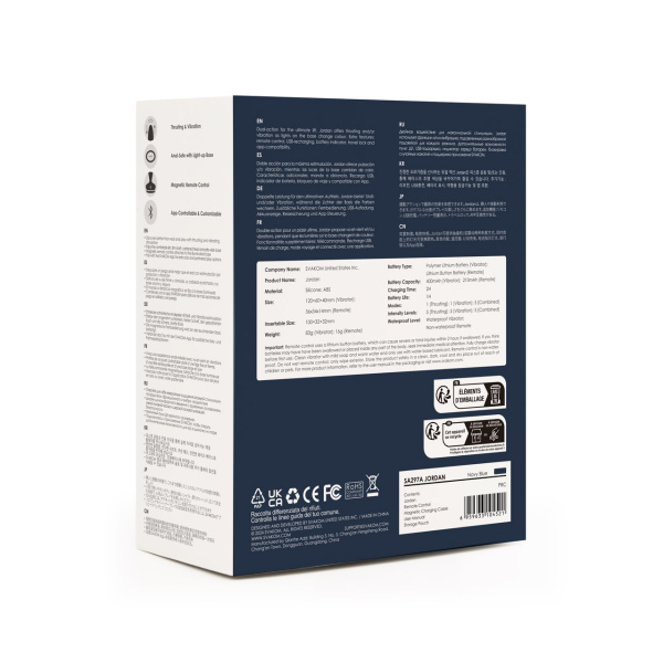 Svakom Jordan Анальная вибропробка с поступательными движениями_4