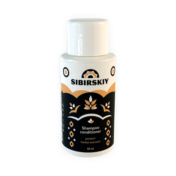 Шампунь-кондиционер SIBIRSKIY Shampoo & Conditioner с протеином 50 мл_2