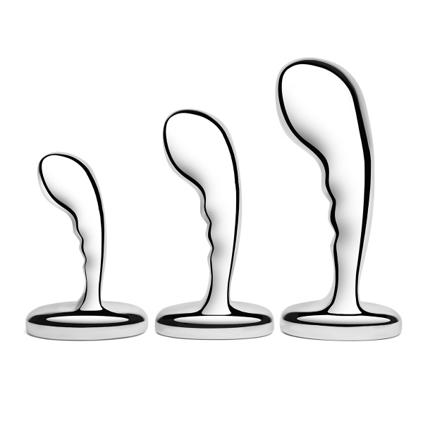 Набор стальных стимуляторов простаты STAINLESS STEEL P-SPOT TRAINING SET_4
