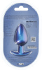 Анальная пробка из силикона L - Metallic Blu_4