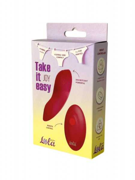 Перезаряжаемый вибратор в трусики Take it Easy Joy 9026-01lola_4