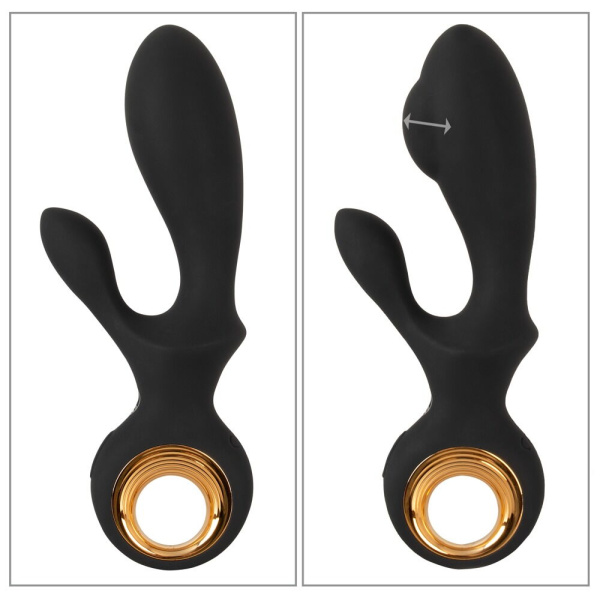 Надувной вибратор кролик Eternal Inflatable Rabbit, черный, 9.8 см_5