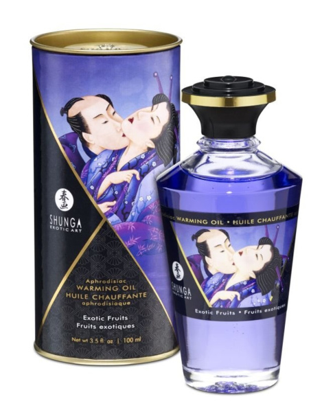 Возбуждающее масло SHUNGA “Интимные поцелуи” для оральных ласк - Экзотические фрукты_1