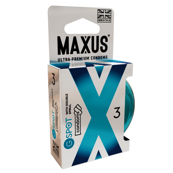 Презервативы MAXUS G spot, двойная спираль, 3 шт_3