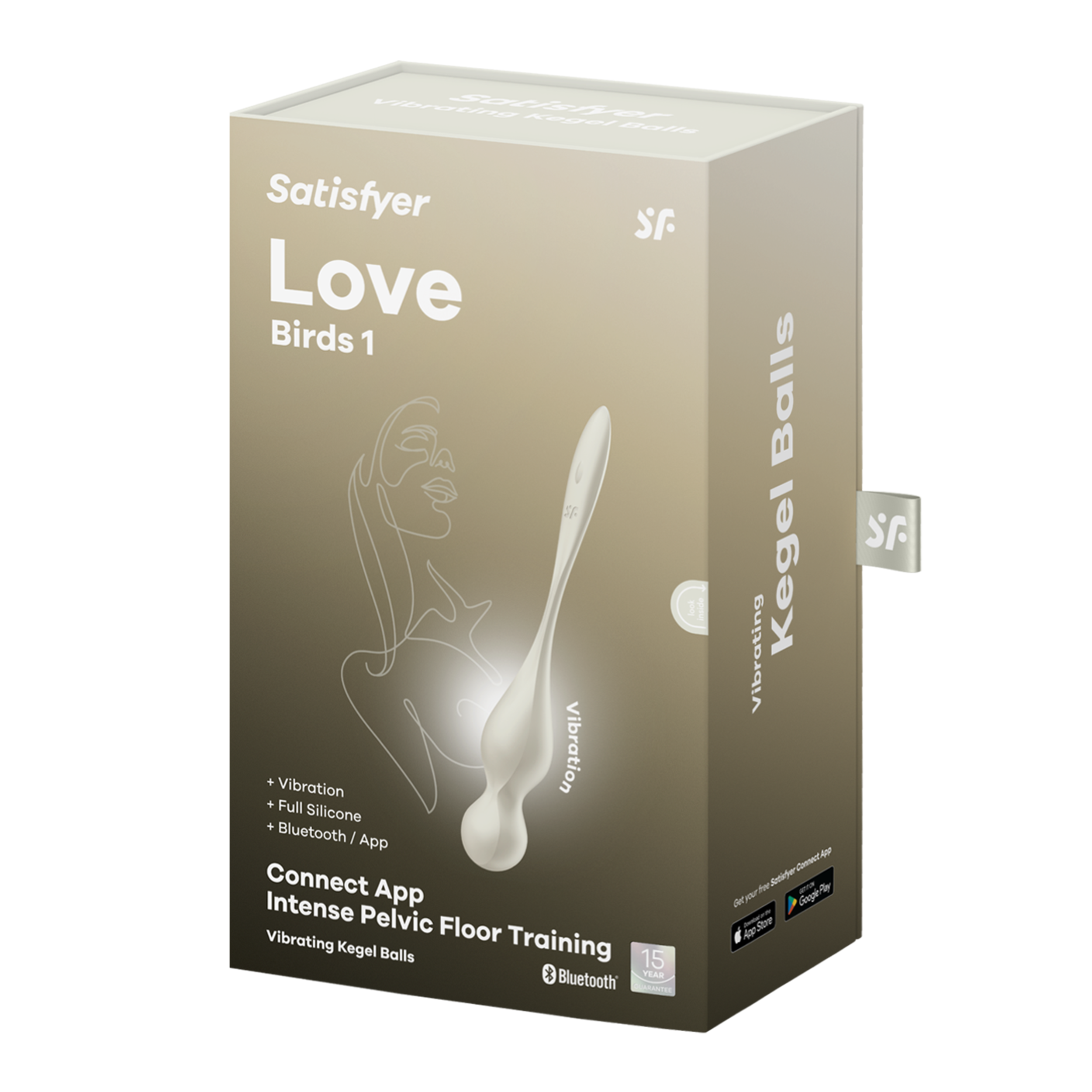 Вагинальные шарики Satisfyer Love Birds 1, белый_2