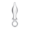 Плаг металлический с кольцом 2,5 in Stainless Steel Metal Tapered Butt Plug With Loop Hardware_3