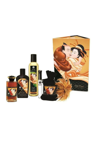 Подарочный набор Shunga «Сладкие поцелуи» Sweet Kisses, 6 средств_1