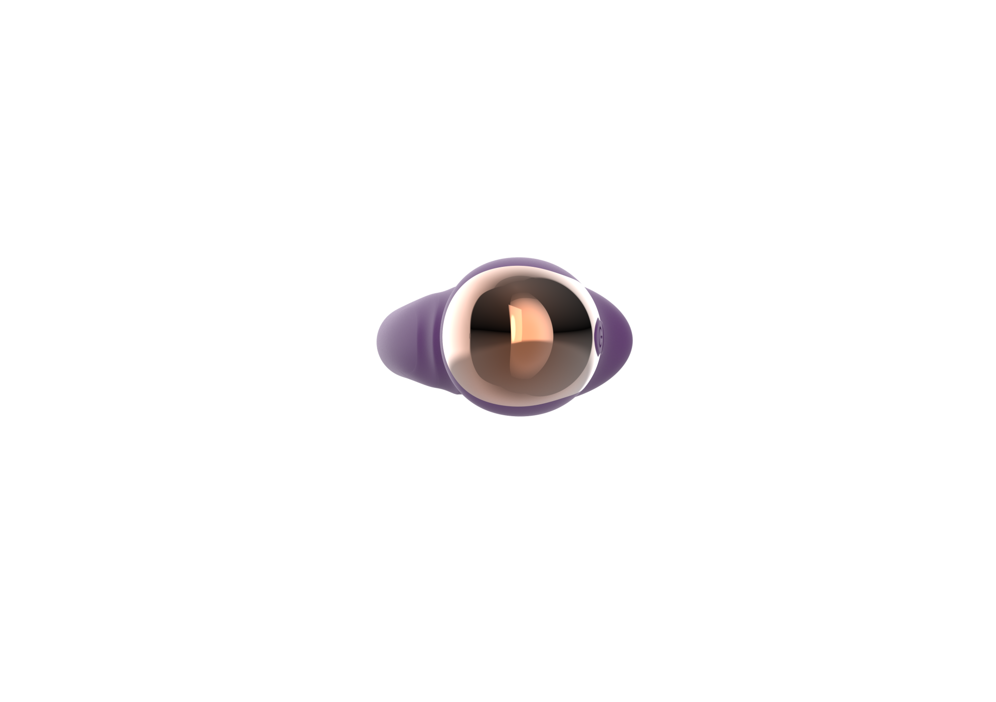 Вагинально-клиторальный вибратор Secwell SW3044-purple_8