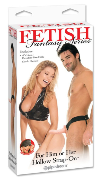 Страпон (телесный) полый для новичков Fetish Fantasy_1