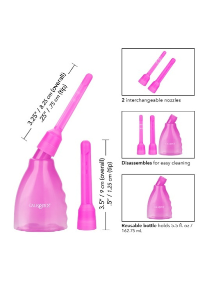 Очистительная система (анальный душ) Ultimate Douche, розовый_4