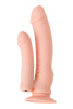 Реалистичный фаллоимитатор A-Toys by TOYFA Twint, силикон, телесный, 19,5 см_3