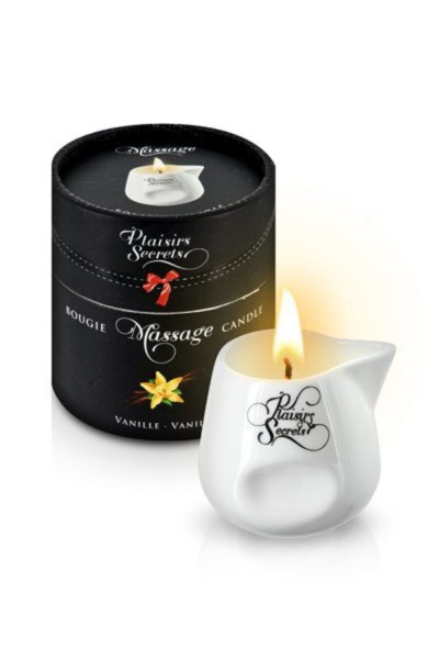 MASSAGE CANDLE VANILLA 80ML Свеча с массажным маслом 80 мл_2