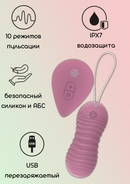 Пульсирующие виброшарики на пультеTake it Easy Era Pink_2