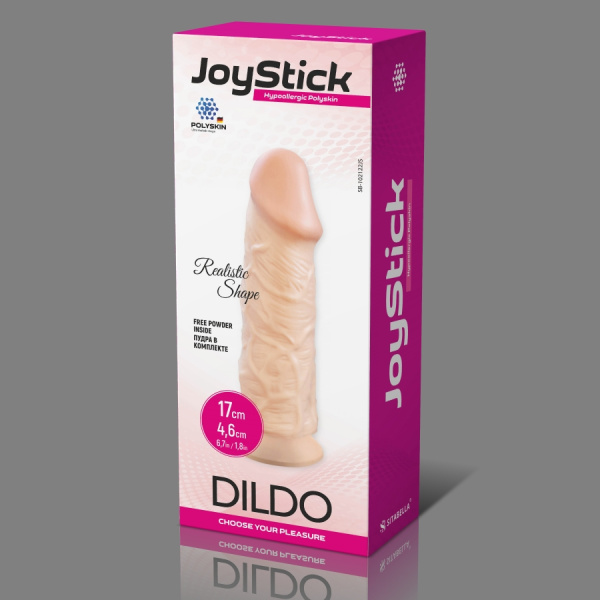 Фаллоимитатор JoyStick на присоске, 17 см_2