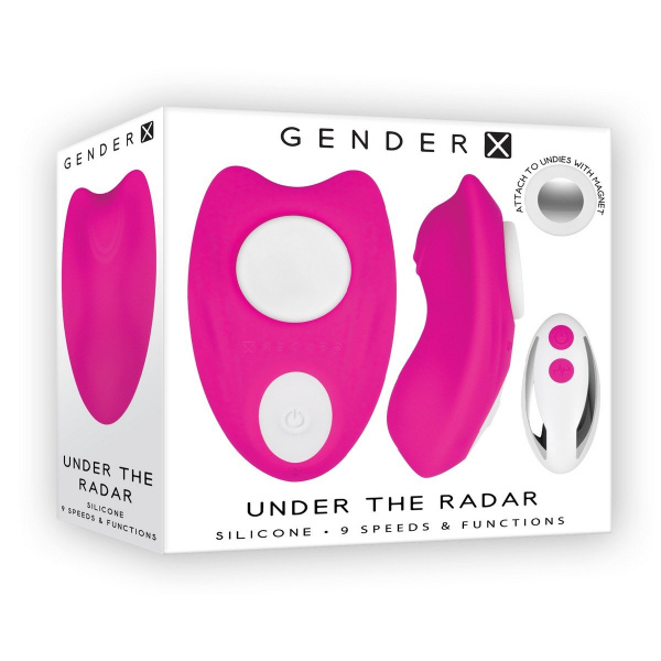 Gender X UNDER THE RADAR Вибровкладка в трусики с пультом ДУ_5